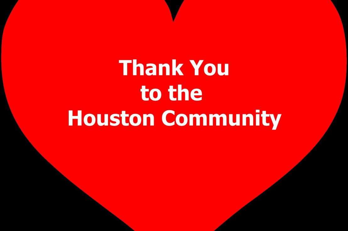 Thank You to the Houston&nbsp;Community